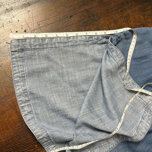 CHICO’S SHIRTDRESS WITH ROLL-UP SLEEVES AND POCKETS ON BOTH SIDES! PERFECT L - Picture 13 of 13